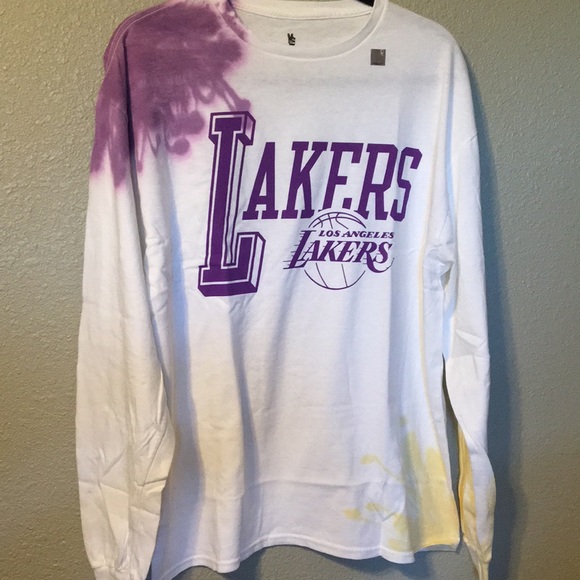 NBA Los Angeles Lakers Long sleeve Tee Size Large NWT - Picture 4 of 7